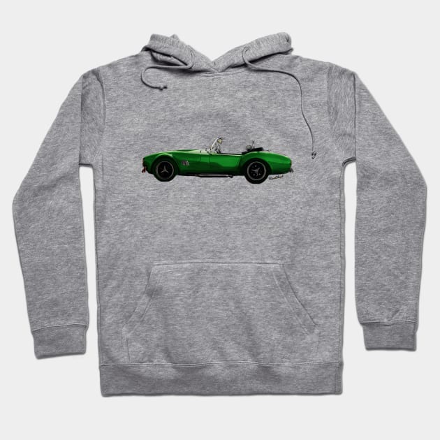 Lucky Green Cobra Hoodie by vivachas